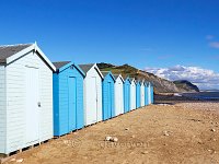 Dorset Charmouth beach huts