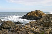Nortern Ireland Giants Causeway evening