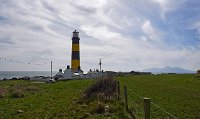 St Johns point lighthouse and Mournes