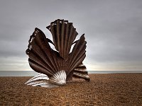 Suffolk Aldborough beach The Scallop
