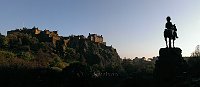 Edinburgh castle sunset 2