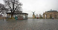 Hungary Budapest Siklo funicular railway terminal and Royal Pala