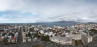 Iceland Reykjavik from the church