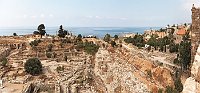 Lebanon, Byblos from the crusader castle