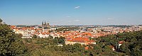 Prague panaorama castle and city