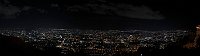 Syria Damascus night time city scape from Jebel Qassioun