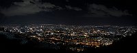 Syria Damascus night time city scape from Jebel Qassioun