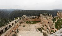 Syria inside Saladin's castle from highest point