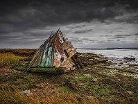Barge graveyard