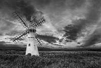 Last light at Thurne mill