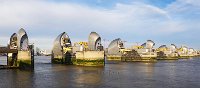 Thames barrier and docklands