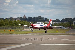 Farnborough-RAF-Tucano-trainer-Jubilee-colours