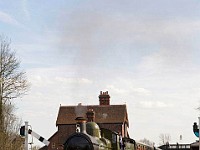GWR Earl of Berkeley steam engine on the Bluebell railway