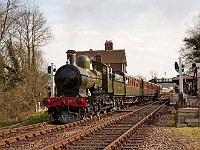 GWR Earl of Berkeley steam engine on the Bluebell railway