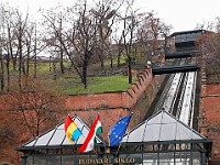 Hungary Budapest entrance to the Siklo funicular railway
